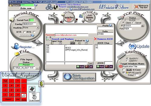 Télécharger Bill Redirect Serial-File-TCP Port & KB