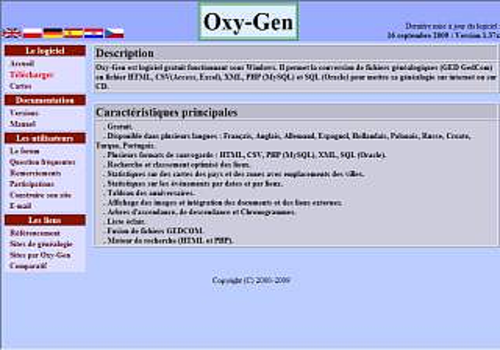 Télécharger Oxy-Gen : Le convertisseur de GedCom