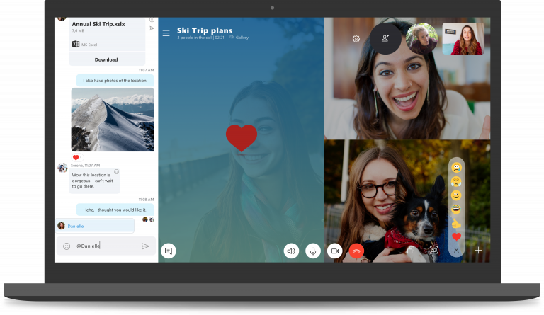 Windows 10 A Quoi Ressemble Le Nouveau Skype Logitheque Logiciels