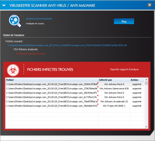 Free Antivirus Test 2017 Viruskeeper Free Edition 2017 Logitheque En