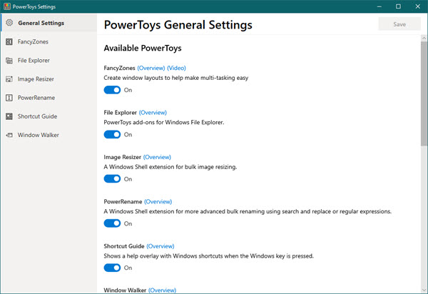 download the new version for android Microsoft PowerToys 0.72