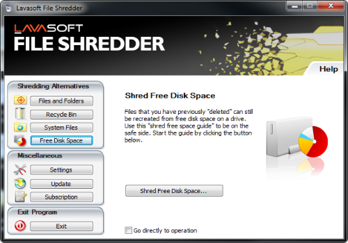 wickr file shredder
