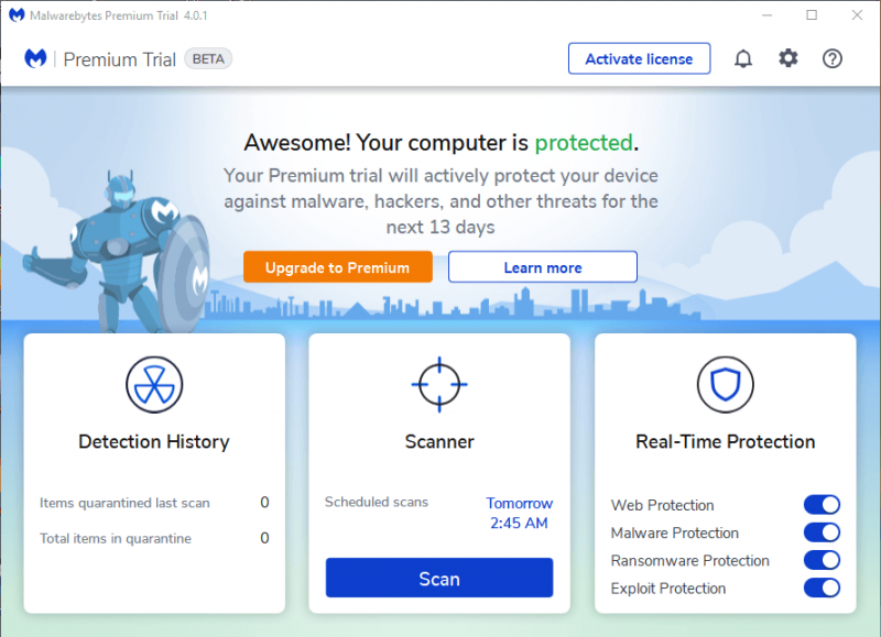 malwarebytes anti malware free version not trial